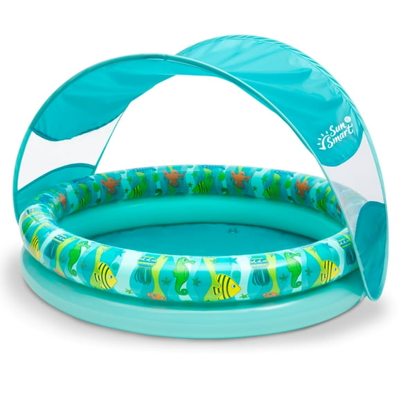 Aqua SunShade Canopy Pool with Carry Bag | Inflatable Kids Pool