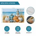 thumbnail image 6 of Fall Coastal Pumpkins Placemats Set of 6, Thanksgiving Autumn Beach Nautical Washable Wipeable Table Mats for Dining Tables, Indoor Outdoor Kitchen Place Mats for Holiday Party Table Decor, 6 of 9