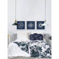 thumbnail image 3 of Marmont Hill Sea Anemone on Indigo Triptych, 3 of 6