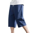 thumbnail image 2 of Zedker Mens Athletic Shorts Mesh Basketball Soccer Shorts Quick Dry Sport Active Clothes with Pockets Dark Blue XXXL, 2 of 5