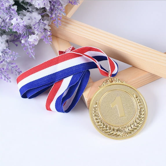 Decorative Winner Medal Exquisite Antioxidant Golden Silver Color Award Medals Party Favors Silver Zinc AlloyUsage: Med