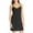 Black, variant on GILIGEGE Women's Nightgown V-Neck Chemise Sleepwear Flowy Nightwear Soft Sleepwear Nightgowns for Women V Above Womens Knee Party Neck Dress Dress Solid Sleeveless Women's Dress Black L