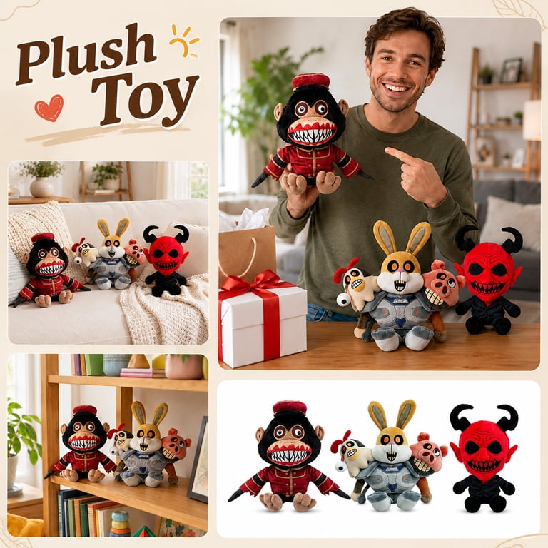 Dark Deception Macaco Terror - 25cm Plush Figures Include“Makeship