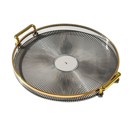 

Light Luxury Phnom Penh round Amphora Tray Home Plastic Fruit Plate Dinner Plate Ins Water Cup Tea Cup Storage Plate