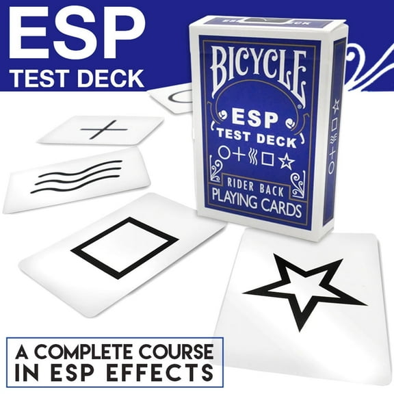 Magic Makers - Bicycle ESP Deck with Rudy T Hunter - Includes Magic Training