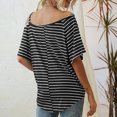 thumbnail image 2 of Blusas De Camisas Sueltas, Parte Superior De Hombros Descubiertos, Bien Combinada, Casual, A La Moda Para La Playa Para Mujeres Amonsee Otros, 2 of 6