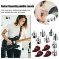 thumbnail image 3 of Adjustable Finger Thumb Picks Set Includes 8Pcs Stainless Steel 4Pcs Plastic for Guitar Banjo, 3 of 6