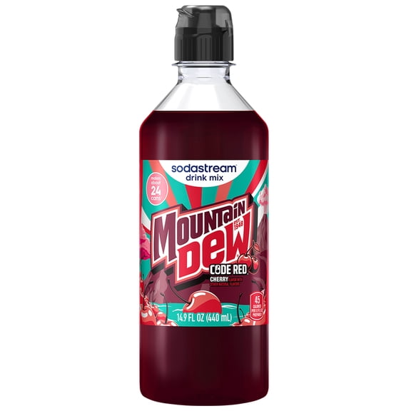NEW sodastream Mountain Dew Code Red Drink Mix, 14.9oz