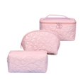 thumbnail image 5 of Tuvgenk Women's Portable Cosmetic Bag Set 3 Sizes PU Leather Waterproof Makeup Organizer with Zipper for Travel Bathroom and Daily Storage, 5 of 5