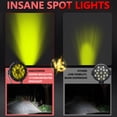 thumbnail image 4 of Luz de trabajo LED redonda para coche de 5 pulgadas, 6000K y 140W, 4 of 7