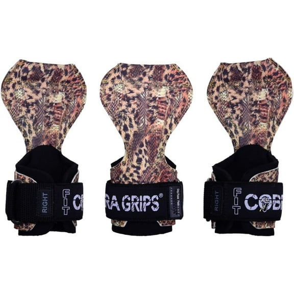 Fit Cobra Grips Weight Lifting Gloves Heavy Duty Straps Alternative Power Lifting Hooks for Deadlifts Adjustable Neoprene Padded Wrist Support Bodybuilding