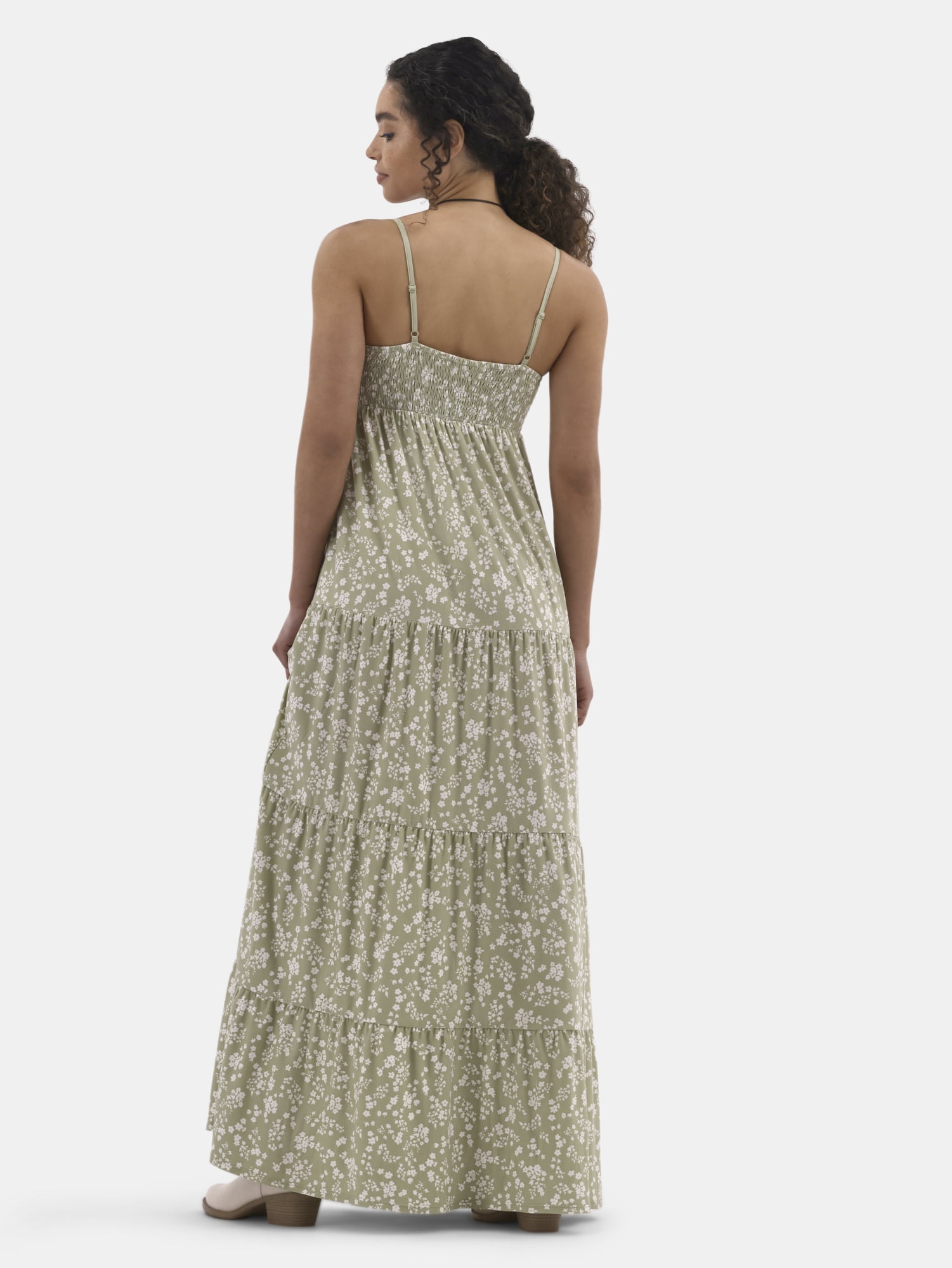 No Boundaries Crochet Lace Maxi Dress, Women's