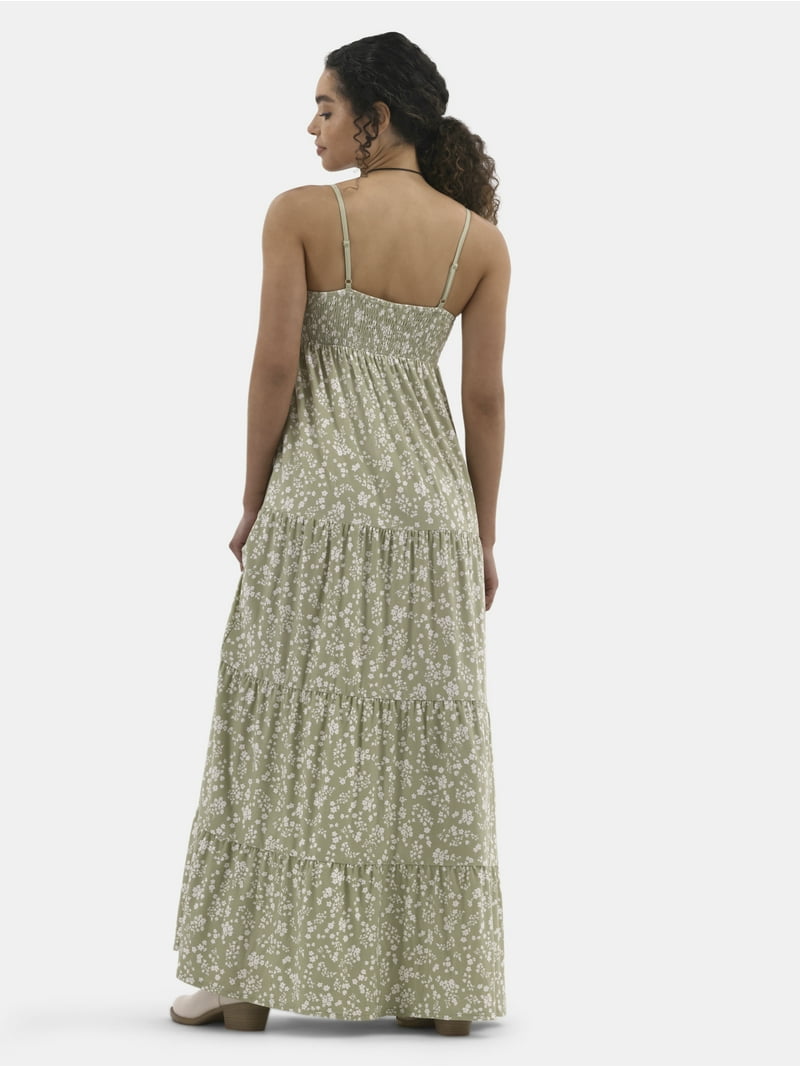 No Boundaries Crochet Lace Maxi Dress, Women's