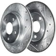 thumbnail image 4 of Detroit Axle - 11.73" (298mm) Rear Drilled Brake Rotors Replacement for Cadillac Deville Seville Buick Park Avenue Pontiac Bonneville - 2pc Set, 4 of 4