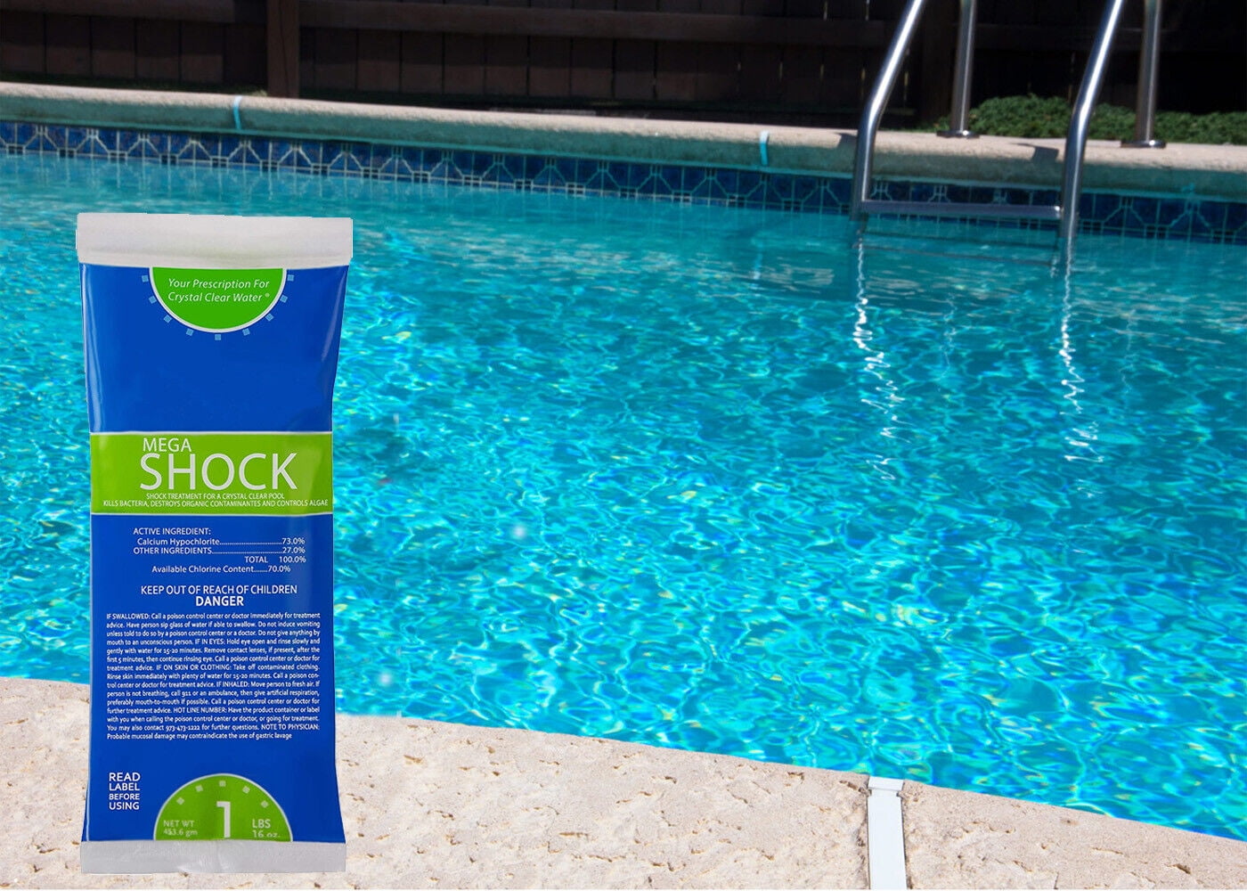 Mega Shock 73 Calcium Hypochlorite Swimming Pool Oxidizer Various