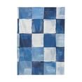 thumbnail image 6 of Yayeee Tablecloth for Rectangular Tables 54 x 54 inch Party Table Cover, Blue and Gray Plaid Pattern, 6 of 6