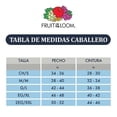 thumbnail image 4 of Playera Fruit Of The Loom para Hombre, Manga Corta Lisa Azul Talla  M, 4 of 4