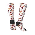 thumbnail image 4 of Haiem Cute Cat And Christmas Gift Socks, Funny Novelty Crazy Design Cotton Socks Sports Socks Knee High Socks For Men, Women,1Pairs - Gift For Working Friends, 4 of 9