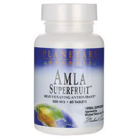 PLANETARY HERBALS Amla Super Fruit Rejuvenating Antioxidant Supplement, 60 (The Best Antioxidant Fruit)