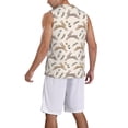 thumbnail image 2 of Naloa Retro Rabbit Basketball Jersey Reversible Men's Mesh Athletic Sports Shirts Training Practice S-4XL4X-Large, 2 of 6
