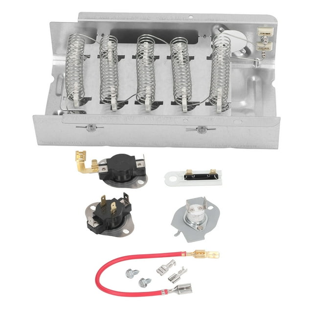 Dryer Heating Element Kit Thermostat Thermal Fuse Part Replacement for Dryer Heater