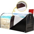 thumbnail image 4 of Beach Sunny Sky Mailbox Covers Magnetic Summer Starfishs Seashells Mailbox Cover Wraps Standard Size 18"X21" Post Letter Box Cover Garden Decorations, 4 of 6
