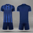 thumbnail image 2 of Unisex Youth Boys Soccer Set Athletic Team Uniform Quick Dry T-Shirt and Shorts Sports Tracksuit 3-4 Years, 2 of 5