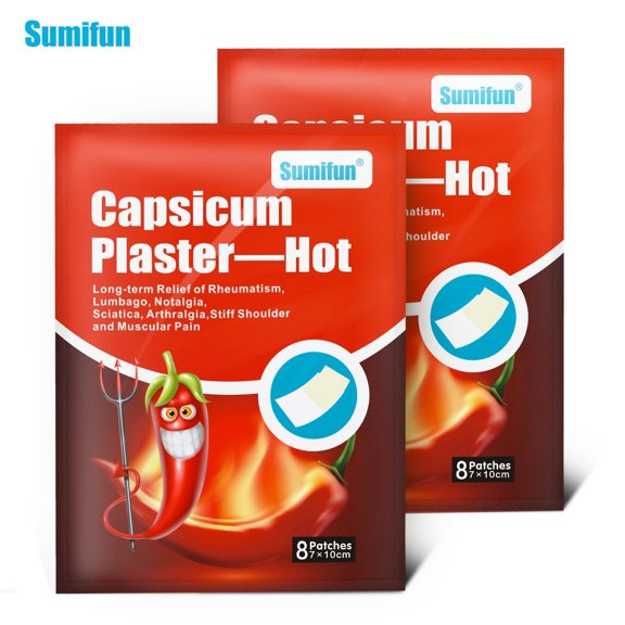 Red pepper plaster 1 pack/8 pieces