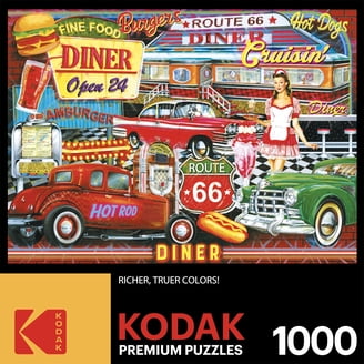 Cra-Z-Art California Dreams 1000-Piece Diner Hangout Jigsaw Puzzle