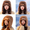thumbnail image 2 of JZROCKER Trapper Hat Ear Protector Hat Teen Plush Earflap Hat Keep Warm Outdoor, 2 of 20