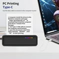 thumbnail image 3 of X9 Portable A4 Thermal Printer with Wireless Bluetooth 4.0 - 2500mAh Rechargeable Battery, 200dpi Resolution, Supports 2/3/4/8 Inch & 210mm Thermal Paper, Inkless Printing for iOS/Android, Ideal for, 3 of 6