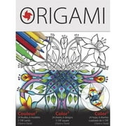 Yasutomo Color2 Coloring Origami Paper - Original Artists Designs, 24 Sheets  5-7/8"  5-7/8"