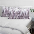 thumbnail image 3 of Purple Vintage Pillow Covers, Linen Long Throw Pillow Case, Striped Painting Retro Abstract Art Holiday Pillow Protector Decorative Cushion Cover for Living Room/Bedroom 24" x 36", 3 of 8