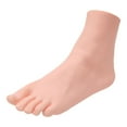 thumbnail image 3 of Zapatos de pie de maniquí femenino de tamaño natural suave Display Art Sketch Nail Cola pie de maniquí, 3 of 8