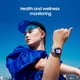 Samsung Galaxy Watch5 (GPS) 44mm (Tout Nouveau) Montre Intelligente avec Moniteur de Fréquence Cardiaque, Suivi de l'Entraînement, Coaching de Sommeil Avancé, Analyseur de Composition Corporelle – image 3 sur 5