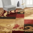 thumbnail image 2 of Home Dynamix Catalina Pierre Contemporary Scroll Area Rug, Brown/Red, 7'10"x10'2", 2 of 6