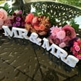 thumbnail image 5 of Wuztai MR & MRS Wooden Letters, White PVC Wedding Decoration Props, Table Adornment Gift, 5 of 7