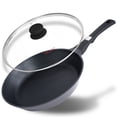 thumbnail image 1 of Frying Pan Nonstick Skillet Cookware: Skillet 12-inch Nonstick with Lid Stainless - Non Stick Cooking Frying Pan Induction Compatible - Handle Cool P, 1 of 7