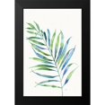 thumbnail image 2 of Nan 11x14 Black Modern Framed Museum Art Print Titled - Aqua Fond II, 2 of 5