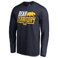 thumbnail image 2 of Men's Navy Cal Bears Hometown Collection Bear Territory Long Sleeve T-Shirt, 2 of 3