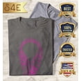 thumbnail image 2 of S4E Women's Pink Ribbon Word Montage T-Shirt XXX-Large Charcoal, 2 of 4
