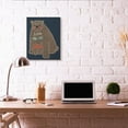 thumbnail image 4 of Little Man Cave Bear Drawing Kids Design Oversized Stretched Canvas Wall Art by Daphne Polselli, 4 of 6