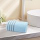 thumbnail image 3 of Toalla de baño de algodón | Grande de gran tamaño 28.7x13.4 pulgadas | Secado Rápido Absorbente Suave Espesado | Toalla de spa para hotel de lujo unisex | Duradero Lavable | Azul Rosa Blanco, 3 of 5