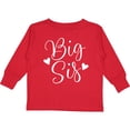 thumbnail image 3 of Inktastic Cute Big Sis Girls Announcement Girls Long Sleeve Toddler T-Shirt, 3 of 5