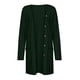 thumbnail image 4 of ICHUANYI Clearance Women's Color Long Sleeve Casual Tops Blouse With Pocket And Button Cardigan(Green, XL) ICHUANYI WER2023081007552, 4 of 6