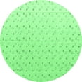 thumbnail image 1 of Ahgly Company Indoor Round Solid Emerald Green Modern Area Rugs, 7' Round, 1 of 4