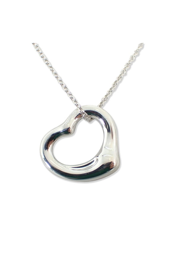 Pre-Owned TIFFANY & Co. 925 Heart Pendant Necklace
