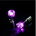 thumbnail image 2 of EIMELI 3 Pairs Changing Color Light Up LED Earrings,Studs Flashing Blinking Earrings Dance Party Acc Dec Christmas Gifts for Men Women Mom Wife Girlfriend Friend Boyfriend(Blue+Purple+Colorful), 2 of 7