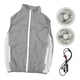 thumbnail image 1 of Chaleco de enfriamiento para hombres y mujeres Ropa con aire acondicionado con 2 ventiladores Chaleco de ventilador de enfriamiento portátil para el trabajo Pesca Senderismo Al aire libre Gris XXL YUNYI BRAND  Deportes, 1 of 8