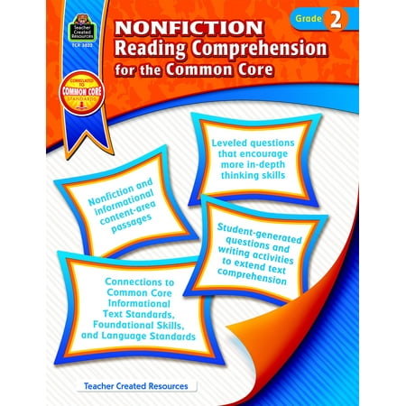 Teacher Created Resources Nonfiction Reading Comprehension for the Common Core Book, Grade (Best Common Core Resources For Teachers)